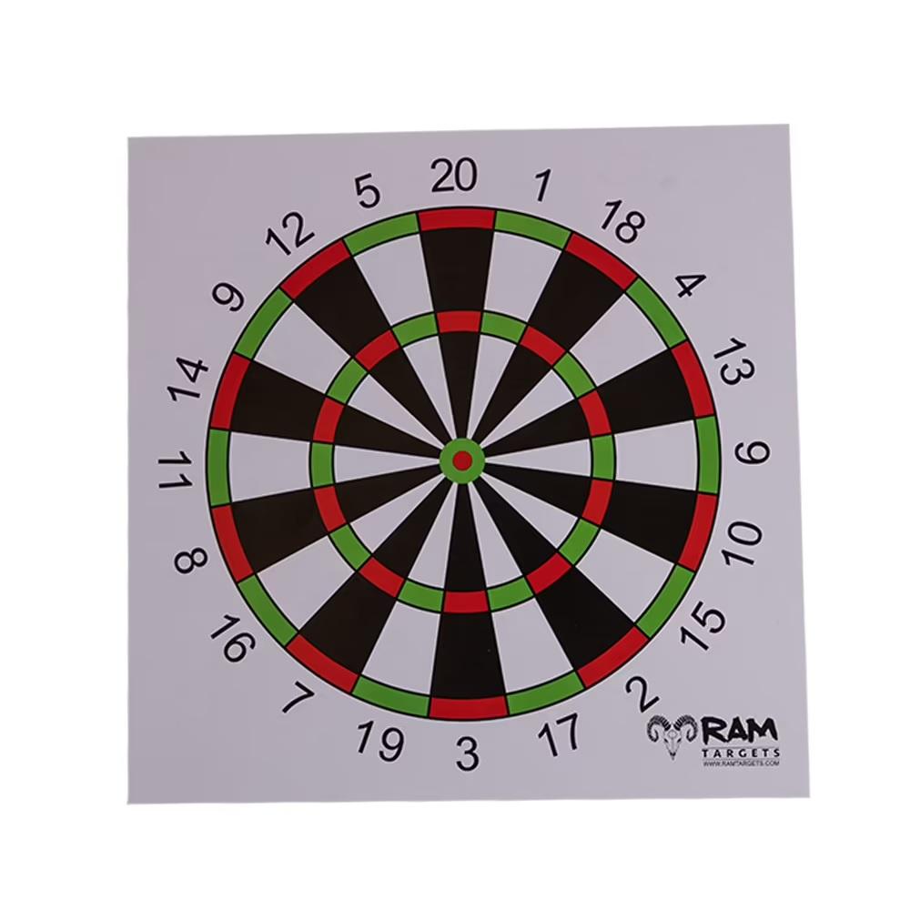 Dart Schietschijf 17x17cm / 50 stuks-3953-a